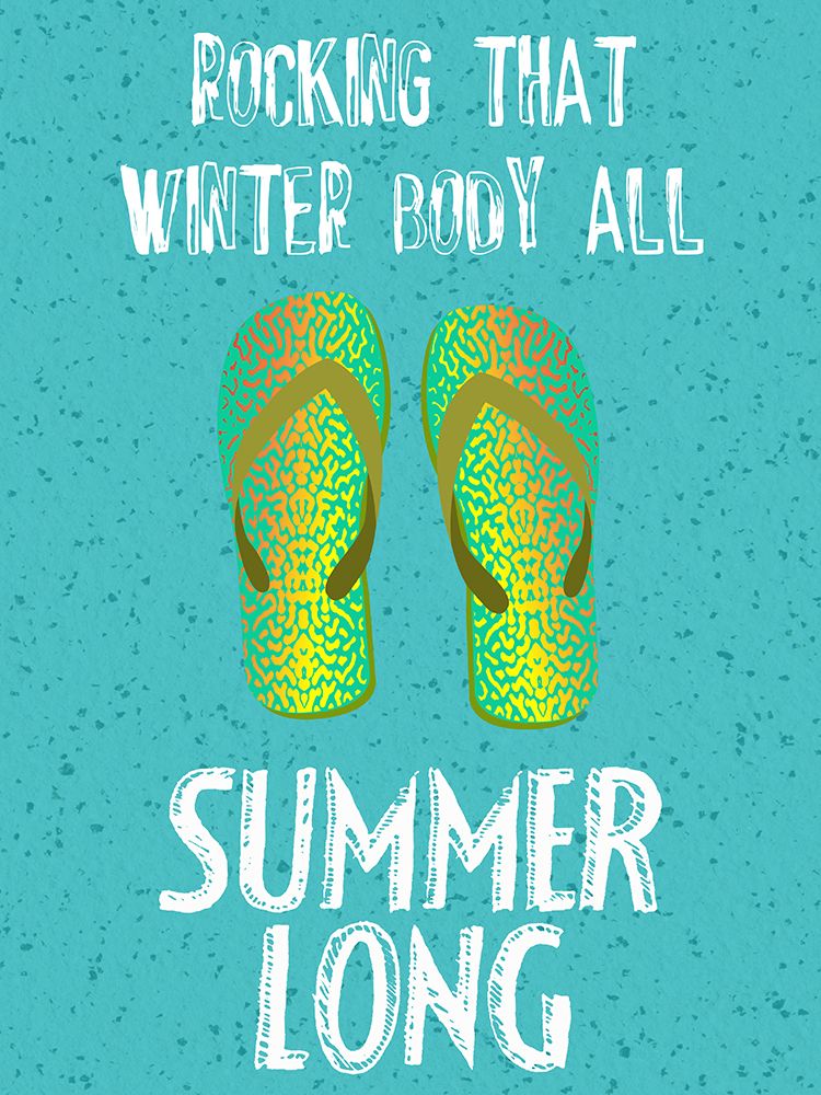 Flipflops 2 art print by Jamie Phillip for $57.95 CAD