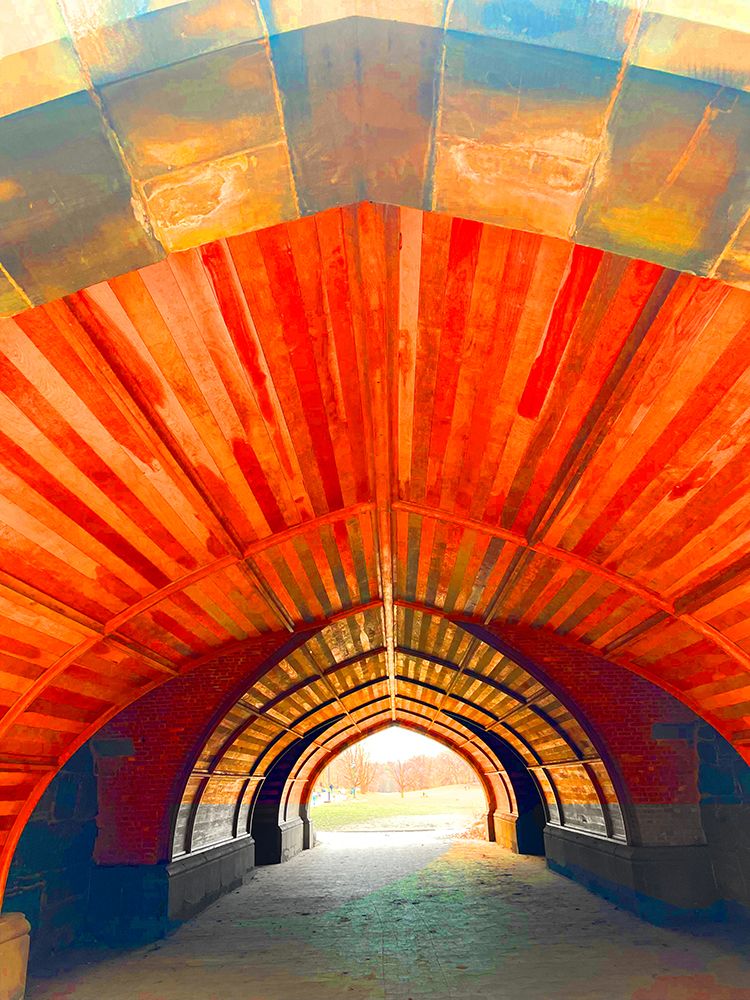 Red Tunnel art print by Jamie Phillip for $57.95 CAD