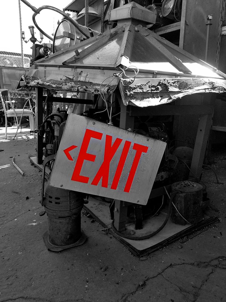 Exit art print by Jamie Phillip for $57.95 CAD