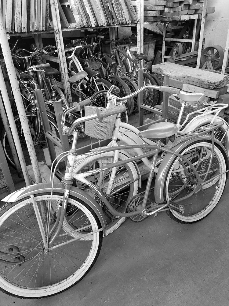 Bike Shop art print by Jamie Phillip for $57.95 CAD