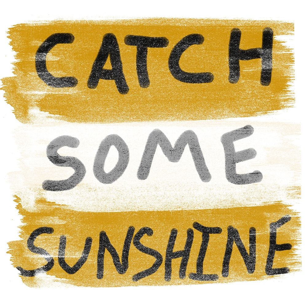 Sunshine Words art print by Jamie Phillip for $57.95 CAD