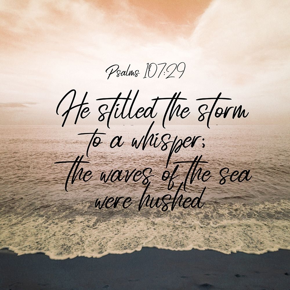Psalms 107 29 art print by Jamie Phillip for $57.95 CAD