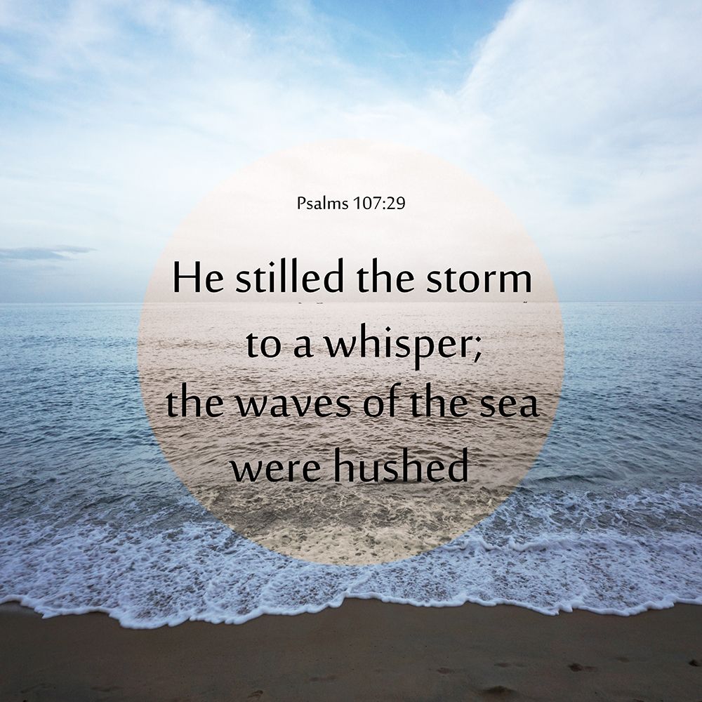 Psalms 107 29 art print by Jamie Phillip for $57.95 CAD