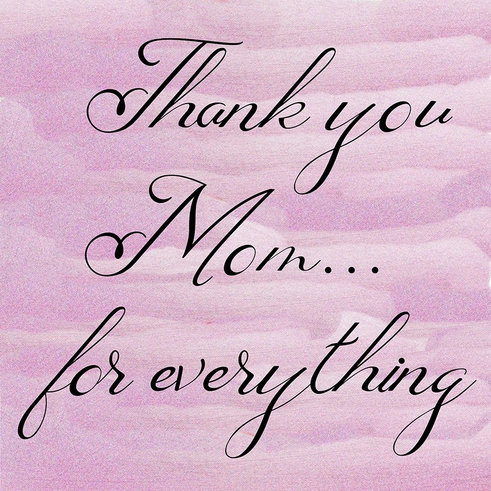 Thank you Mom art print by Jamie Phillip for $57.95 CAD