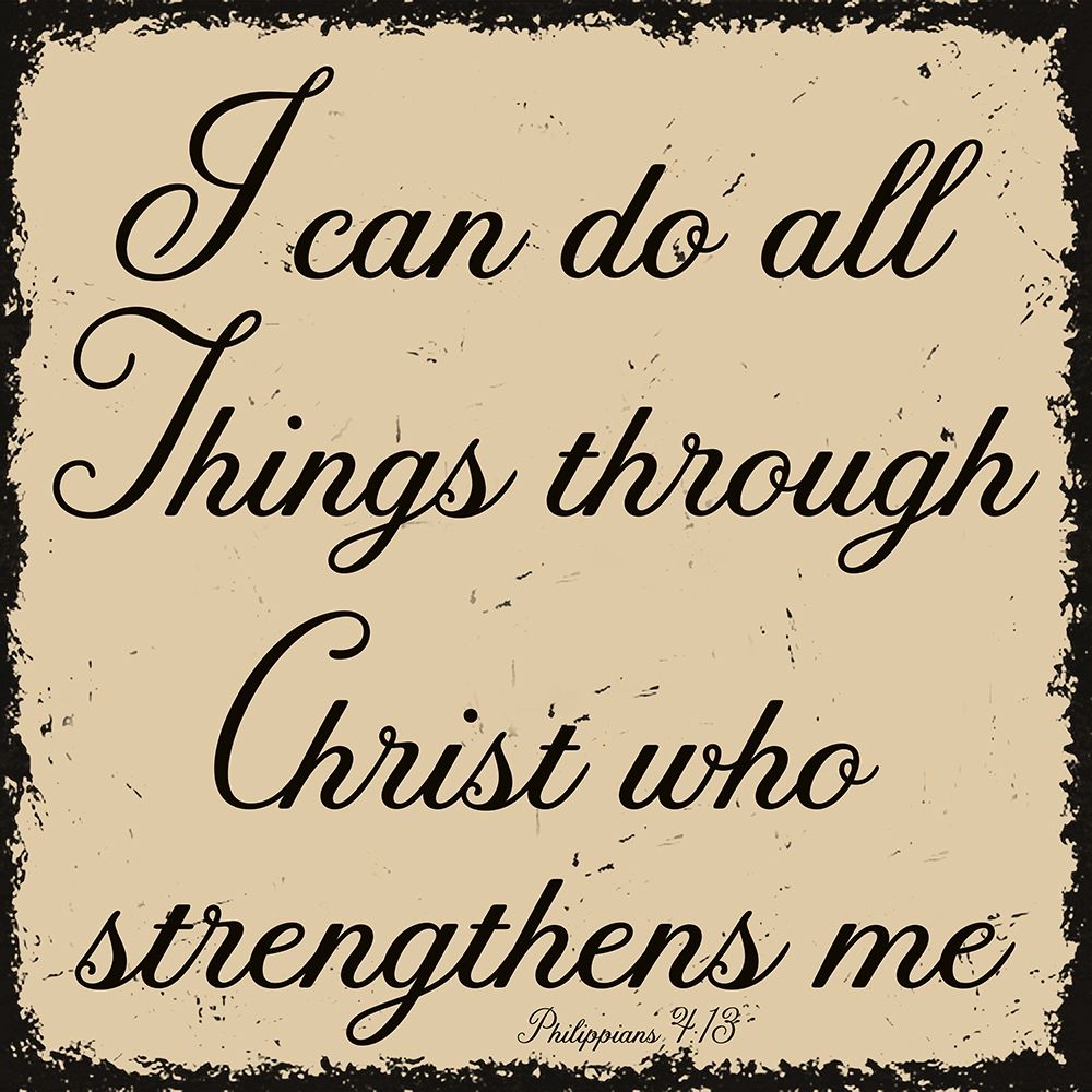 I Can Do All Things art print by Jamie Phillip for $57.95 CAD