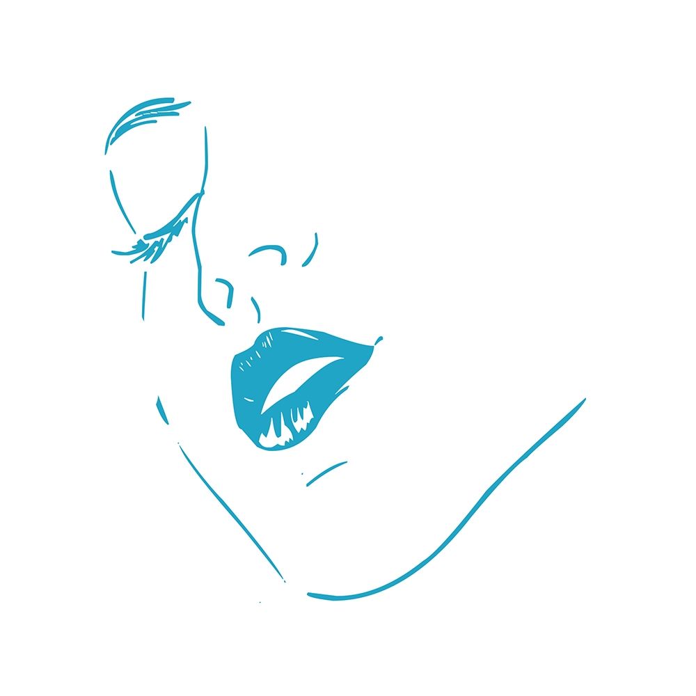 Facial art print by Jamie Phillip for $57.95 CAD