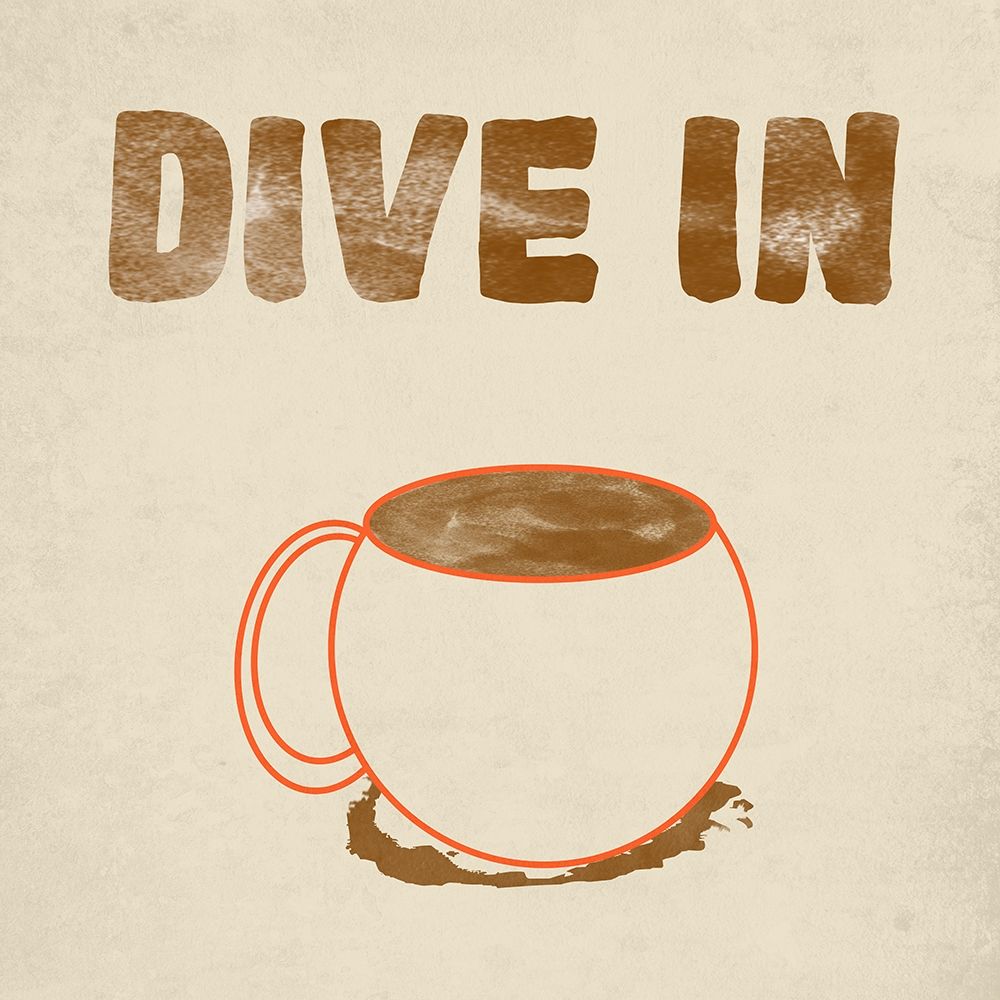 Coffee Dive art print by Jamie Phillip for $57.95 CAD