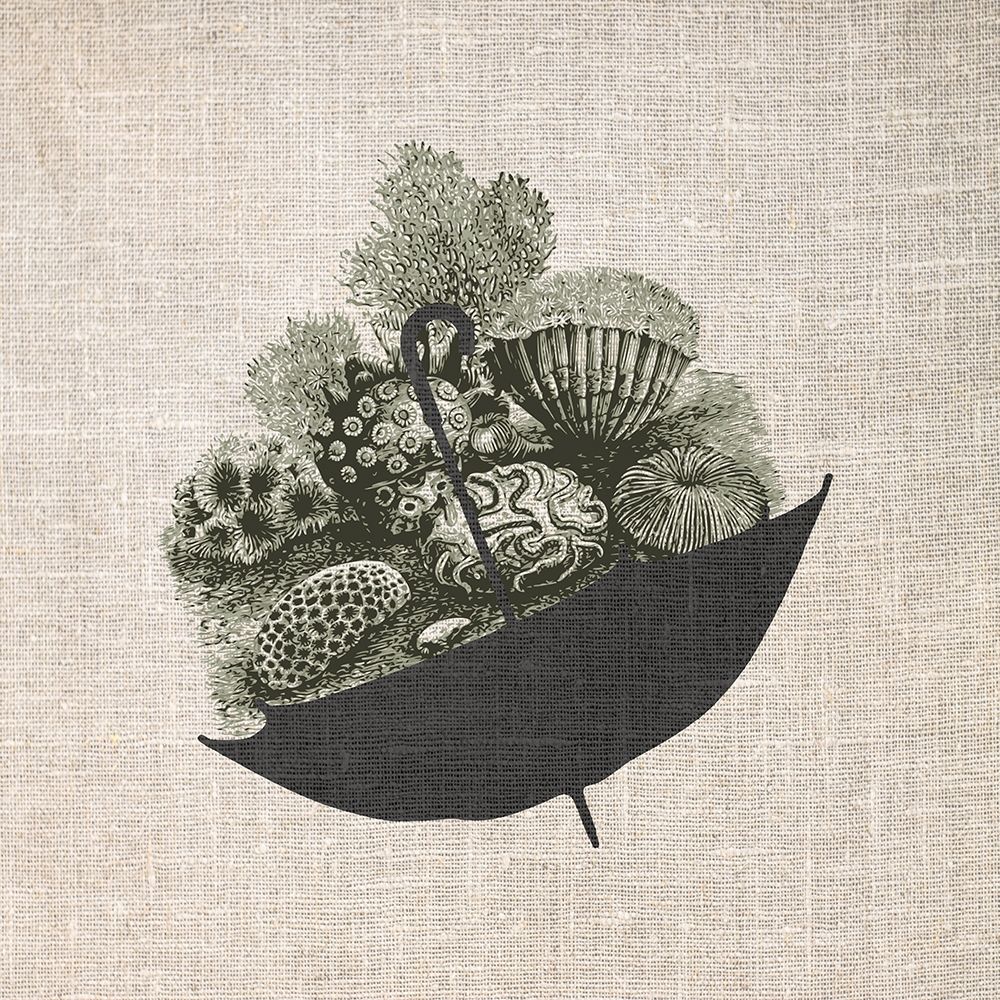 Coastal Umbrella art print by Jamie Phillip for $57.95 CAD