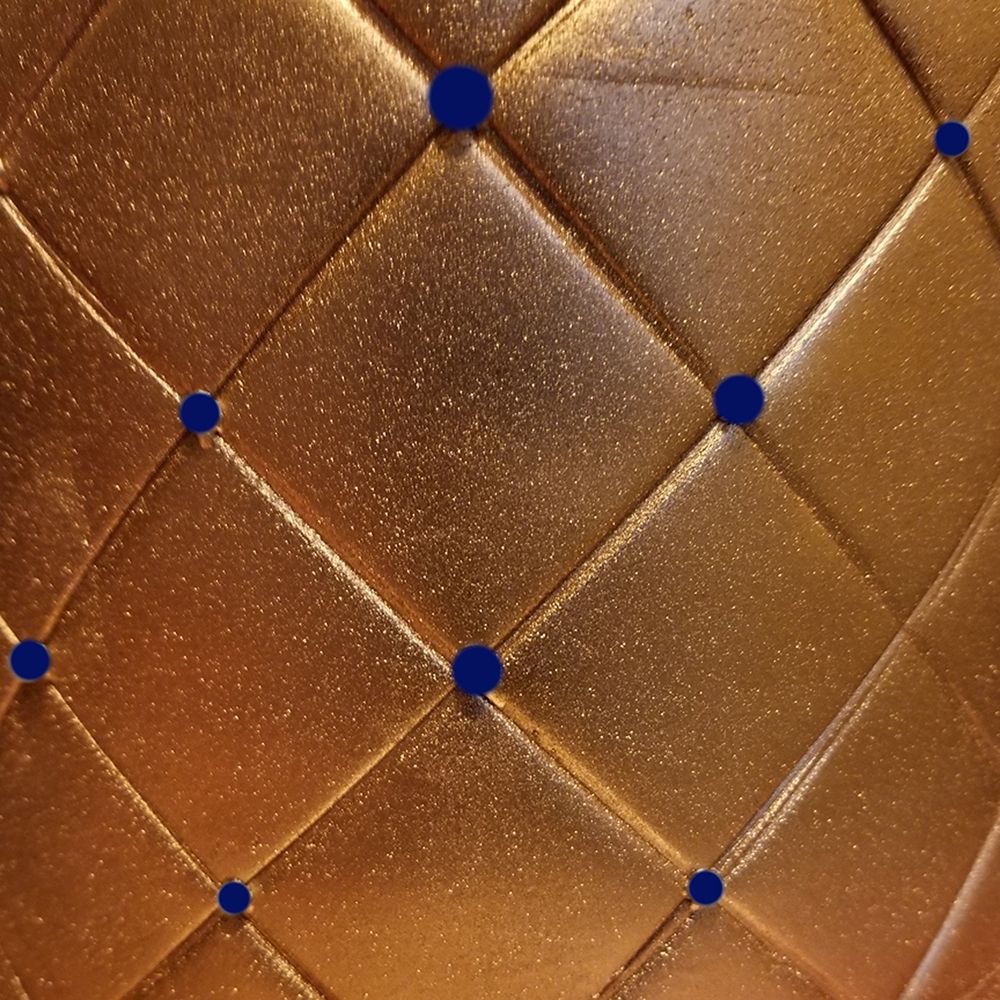 Gold And Blue Pearls art print by Jamie Phillip for $57.95 CAD