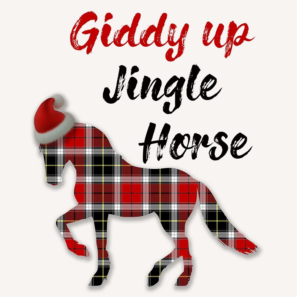 Christmas Horse art print by Jamie Phillip for $57.95 CAD