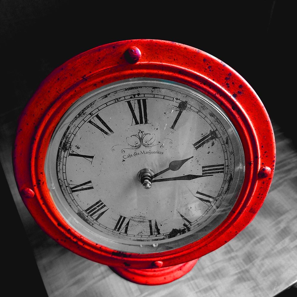 Red Clock art print by Jamie Phillip for $57.95 CAD