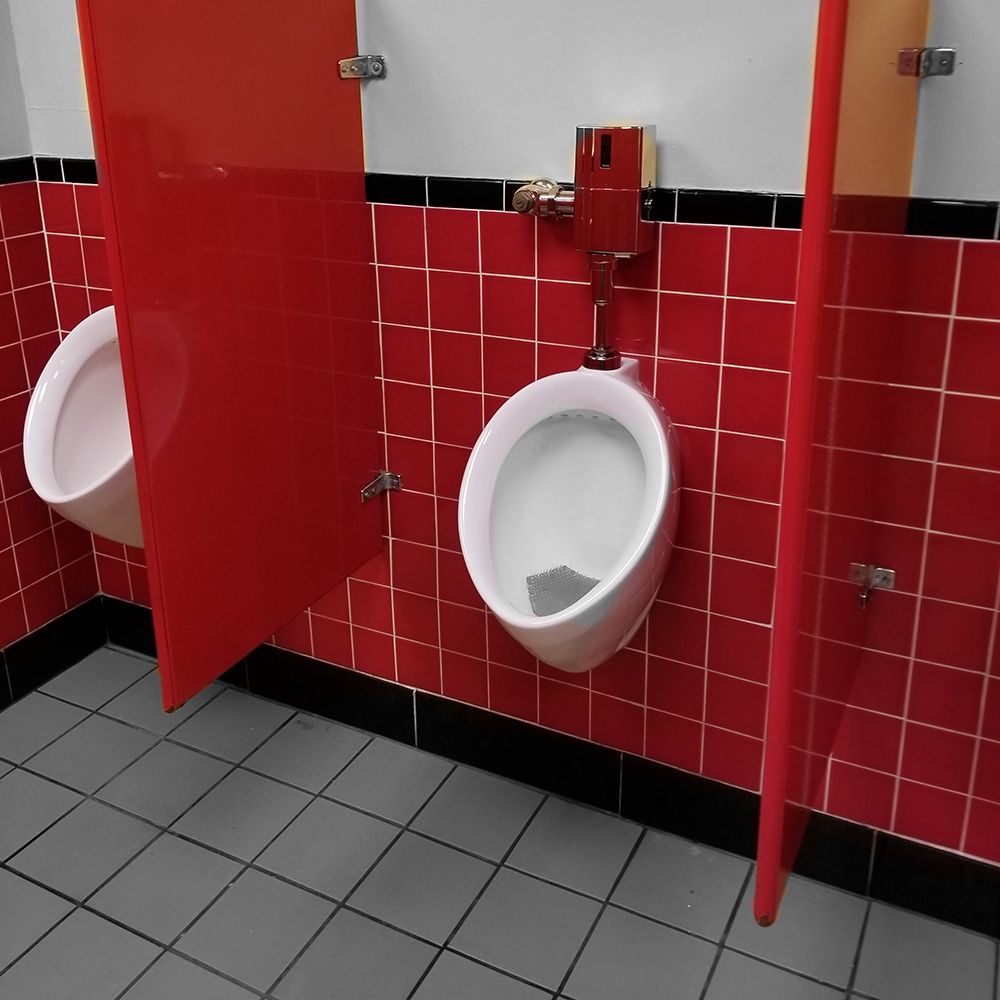 Red Loo 2 art print by Jamie Phillip for $57.95 CAD