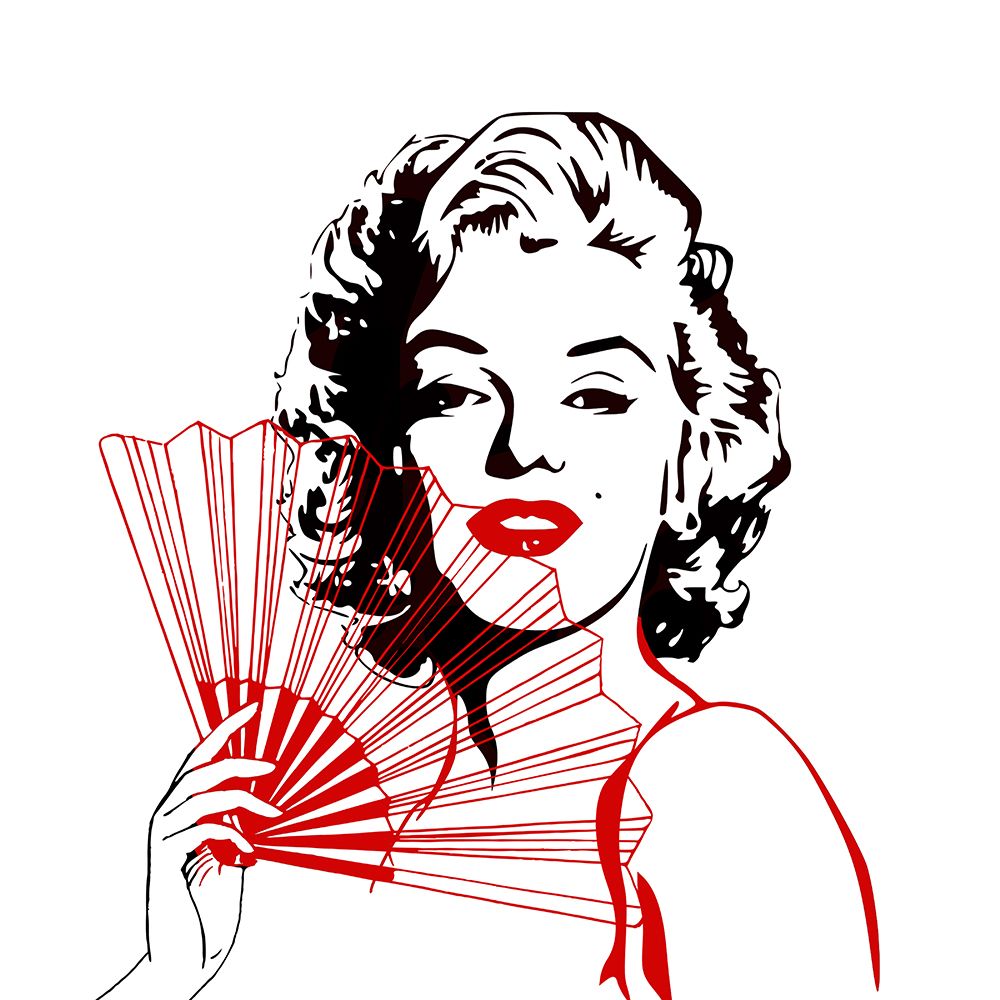 Lady In Red 2 art print by Jamie Phillip for $57.95 CAD