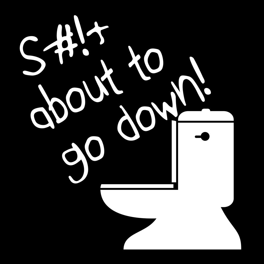 Toilet Talk 1 art print by Jamie Phillip for $57.95 CAD