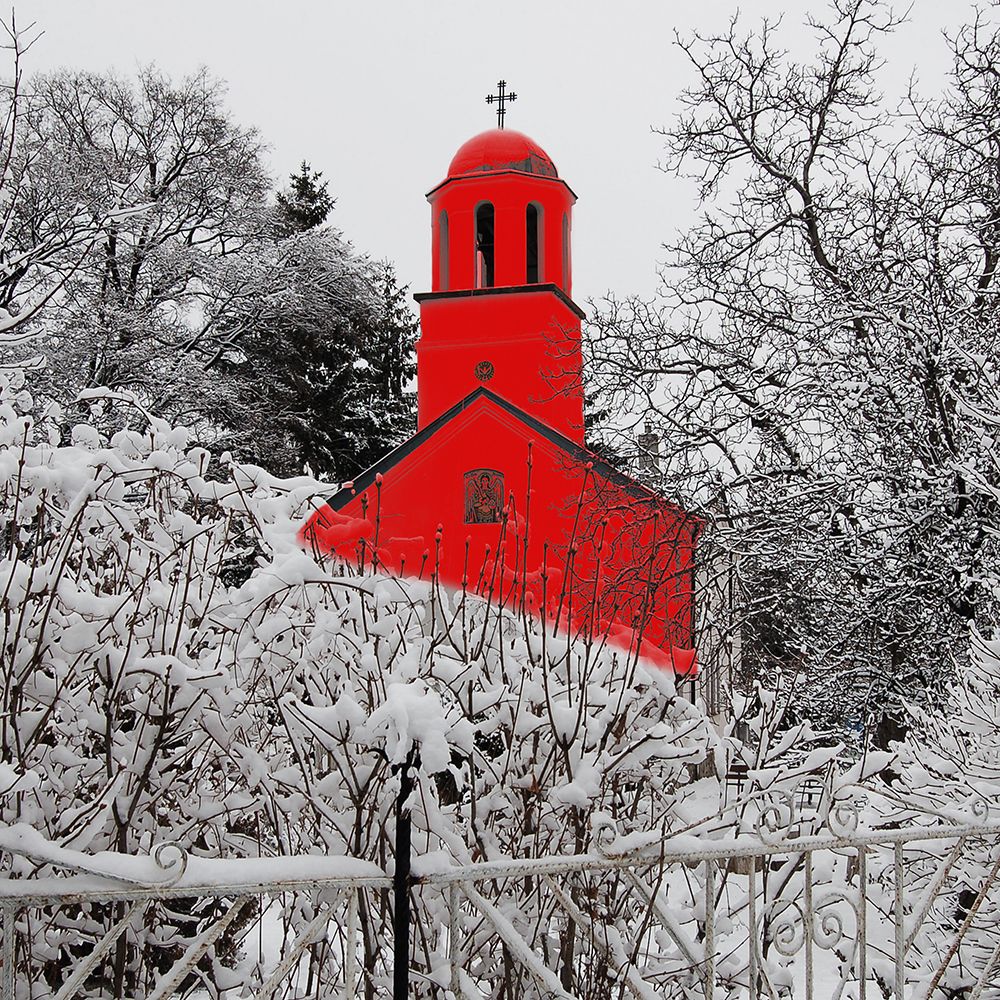 Red Winter 2 art print by Jamie Phillip for $57.95 CAD
