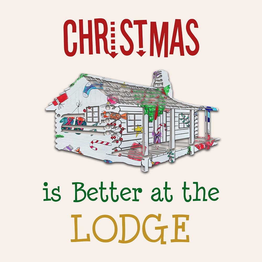 Lodge Christmas art print by Jamie Phillip for $57.95 CAD