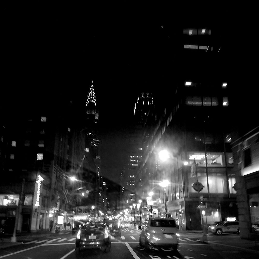 Dark Night New York art print by Jamie Phillip for $57.95 CAD