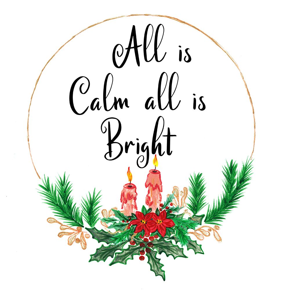 Bright Christmas art print by Jamie Phillip for $57.95 CAD
