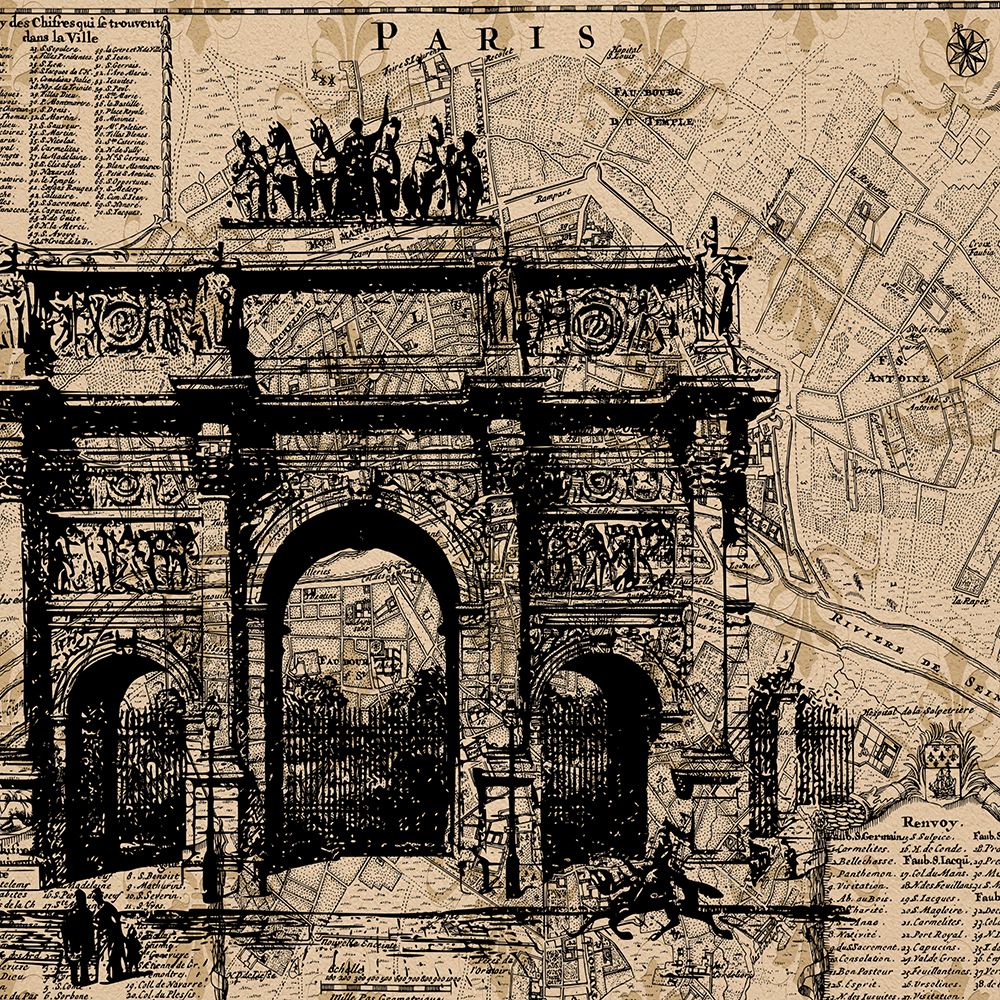 Paris 1 art print by Jamie Phillip for $57.95 CAD