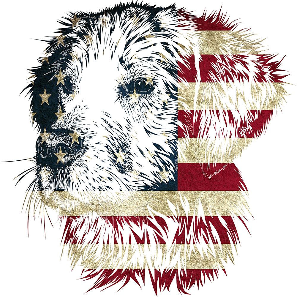 American Dog art print by Jamie Phillip for $57.95 CAD