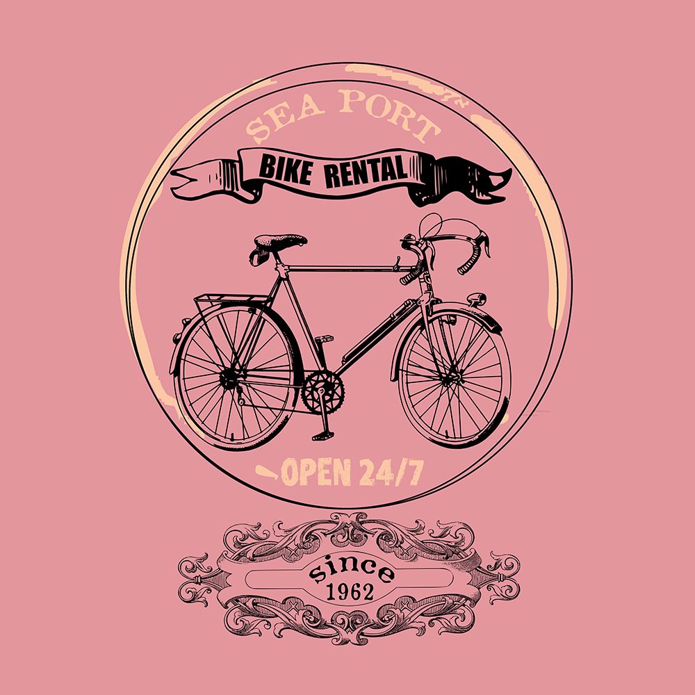 Bike Rental art print by Jamie Phillip for $57.95 CAD