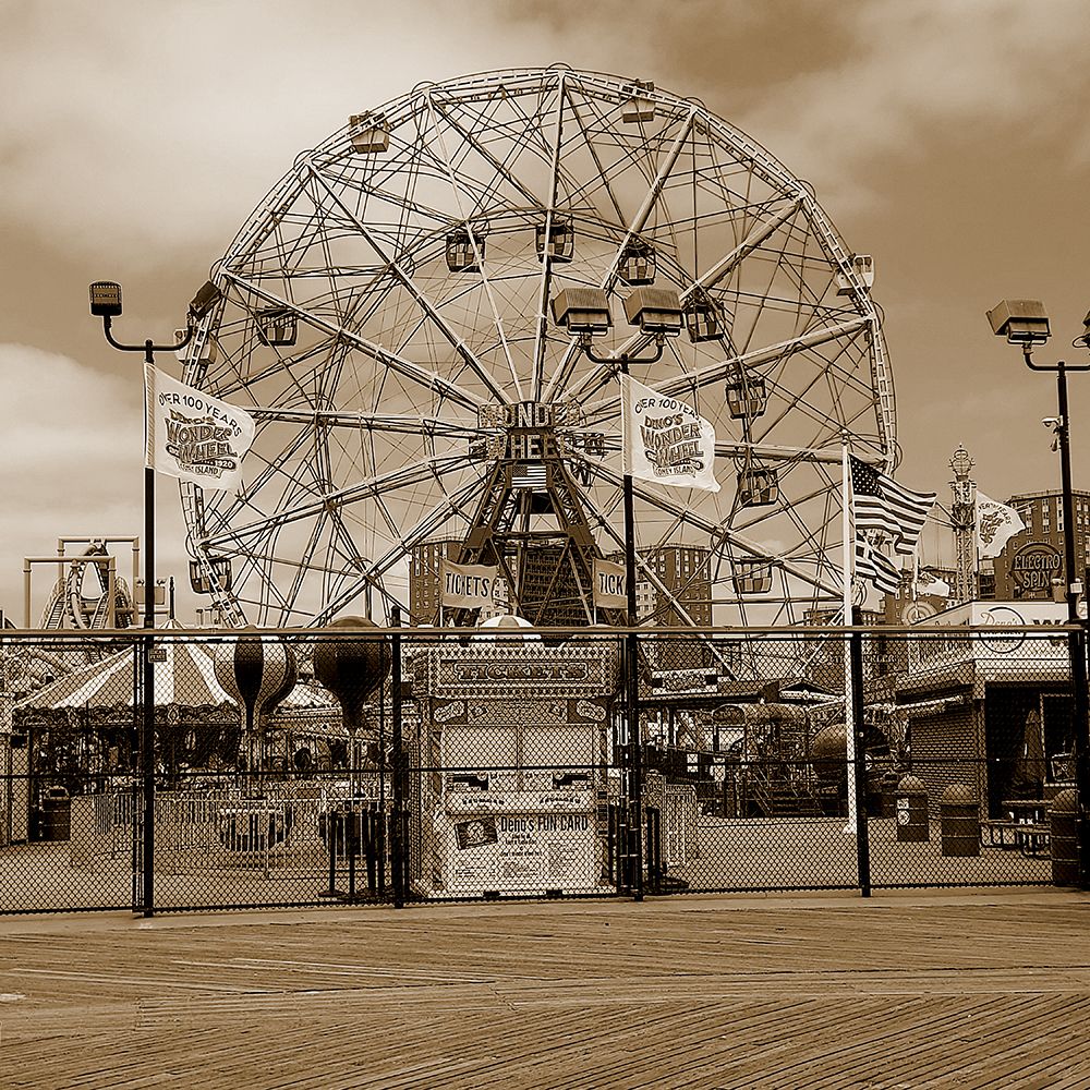 Vintage Cony Island art print by Jamie Phillip for $57.95 CAD