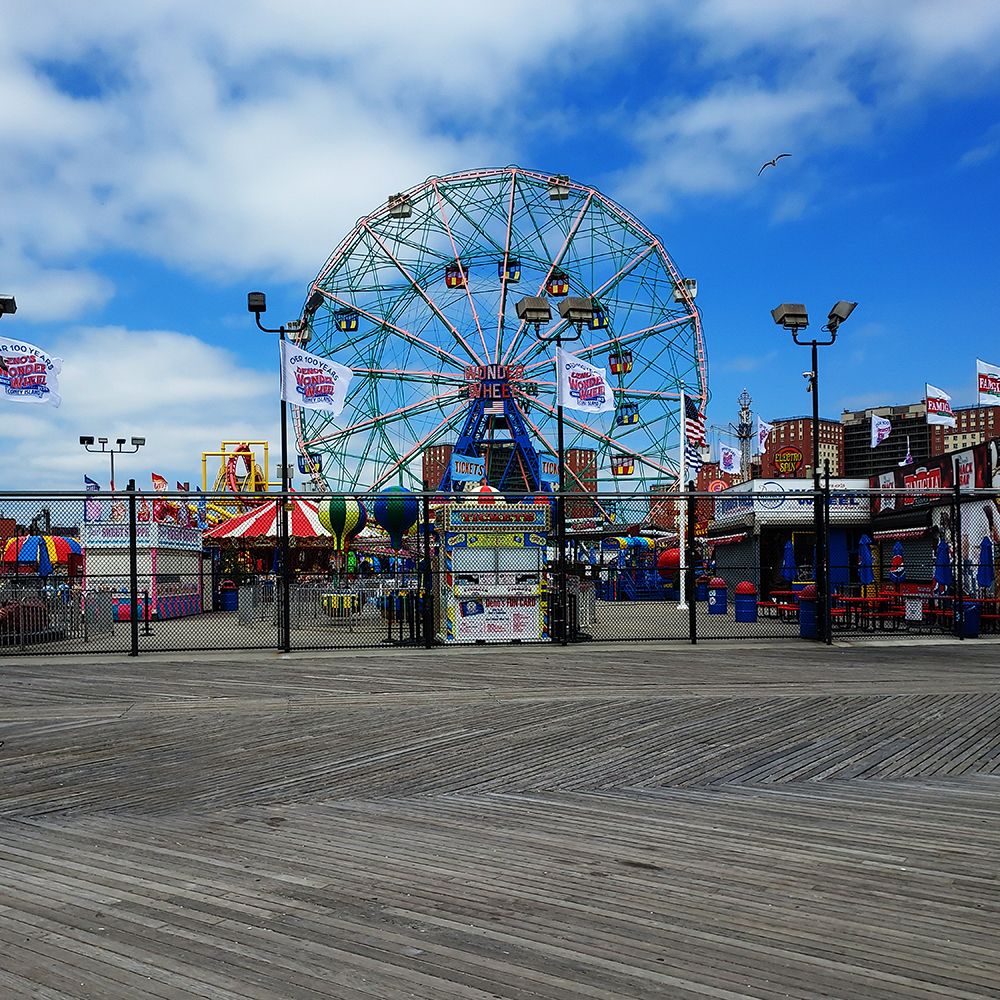 Vintage Cony Island art print by Jamie Phillip for $57.95 CAD