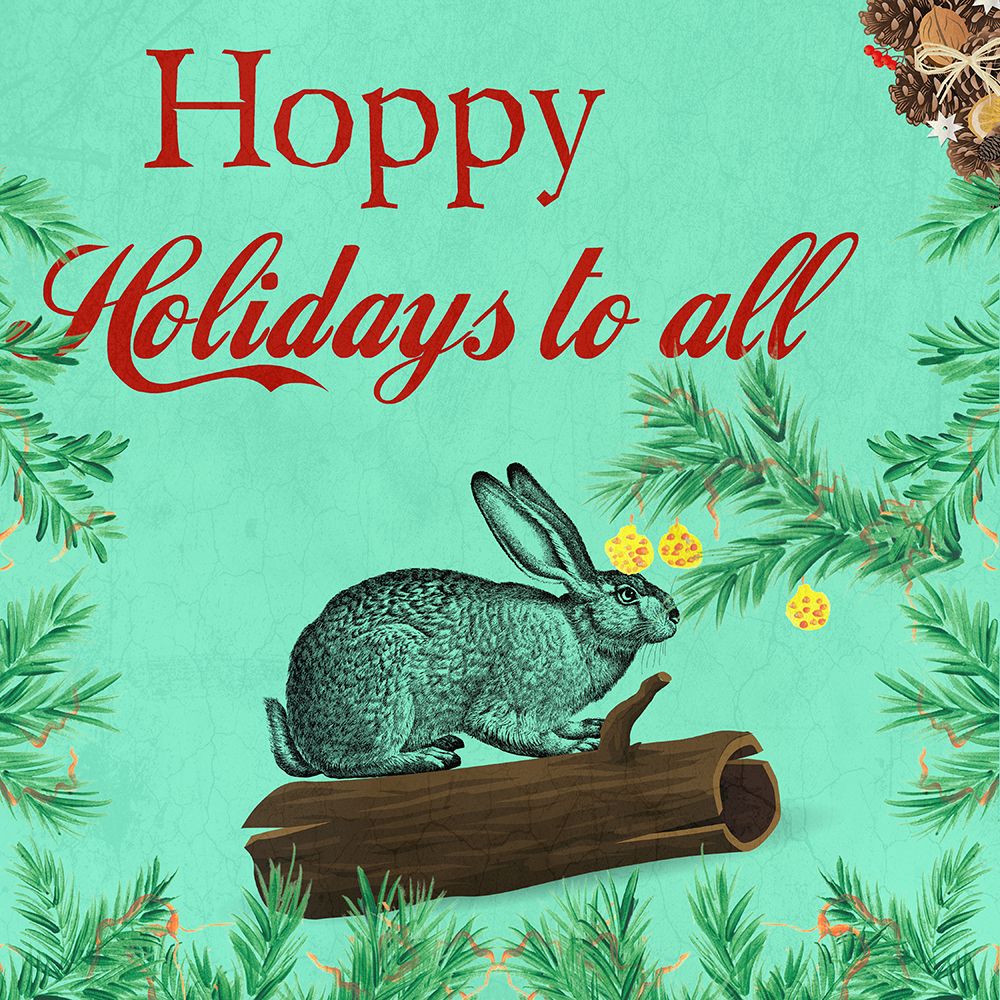 Christmas Rabbit art print by Jamie Phillip for $57.95 CAD