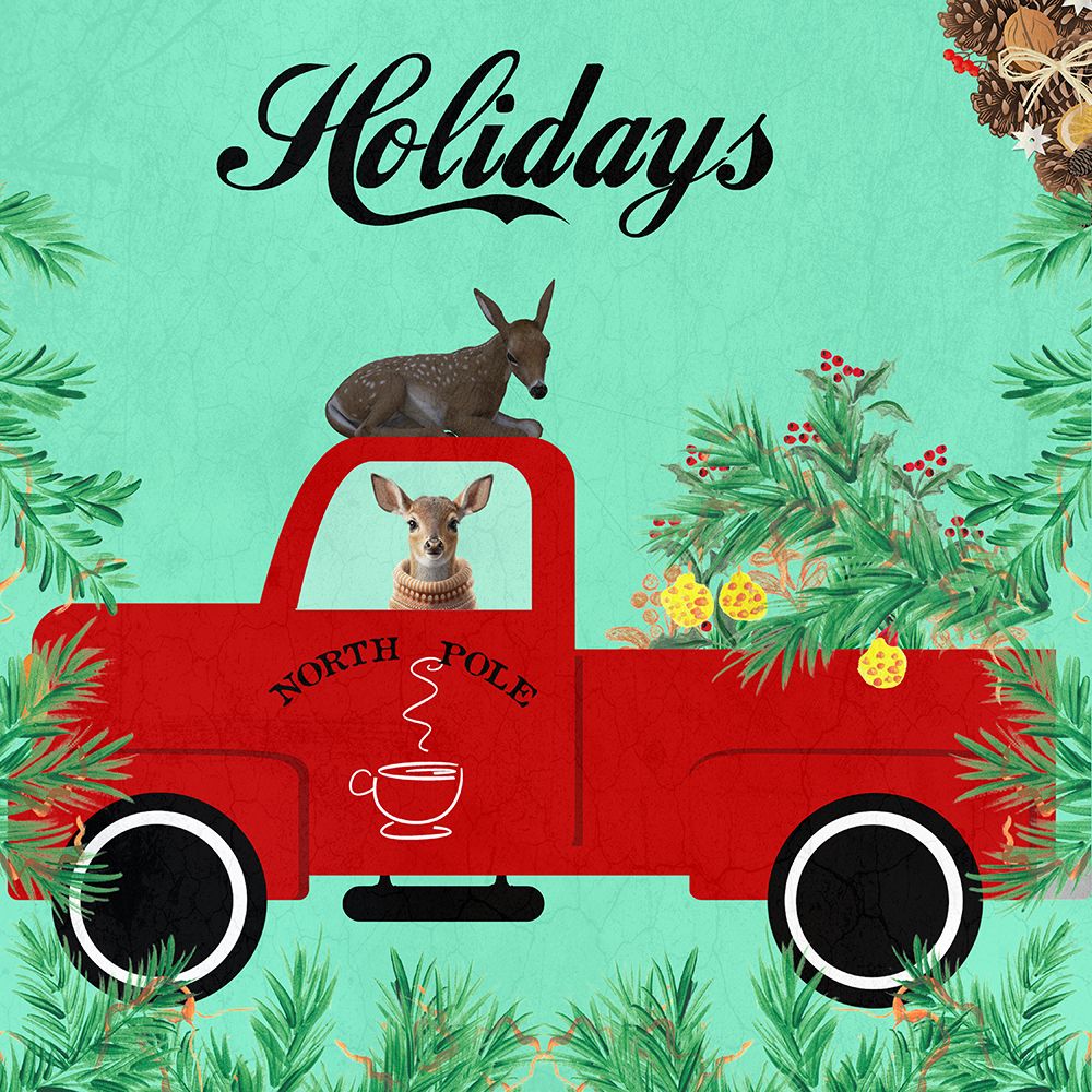 Christmas Animals art print by Jamie Phillip for $57.95 CAD