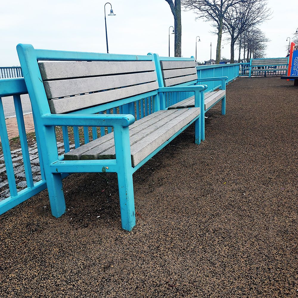 Park Bench art print by Jamie Phillip for $57.95 CAD