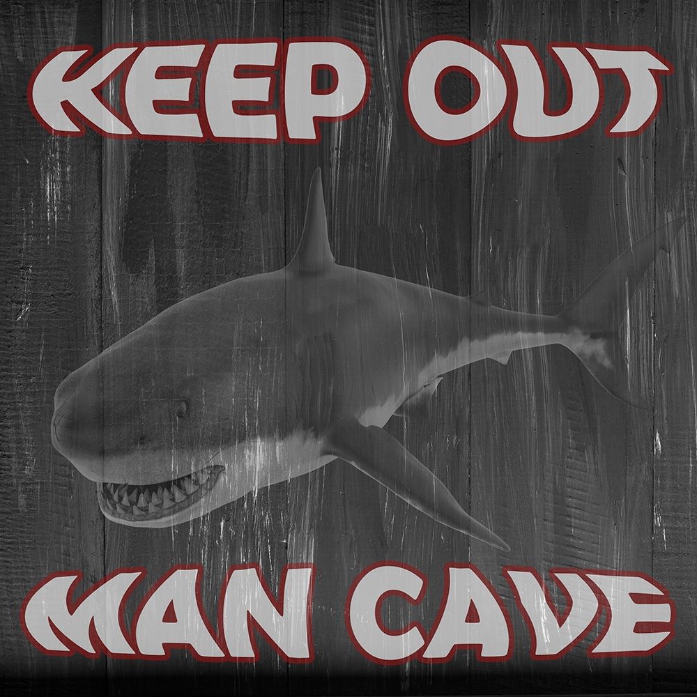 Man Cave Keep Out art print by Jamie Phillip for $57.95 CAD