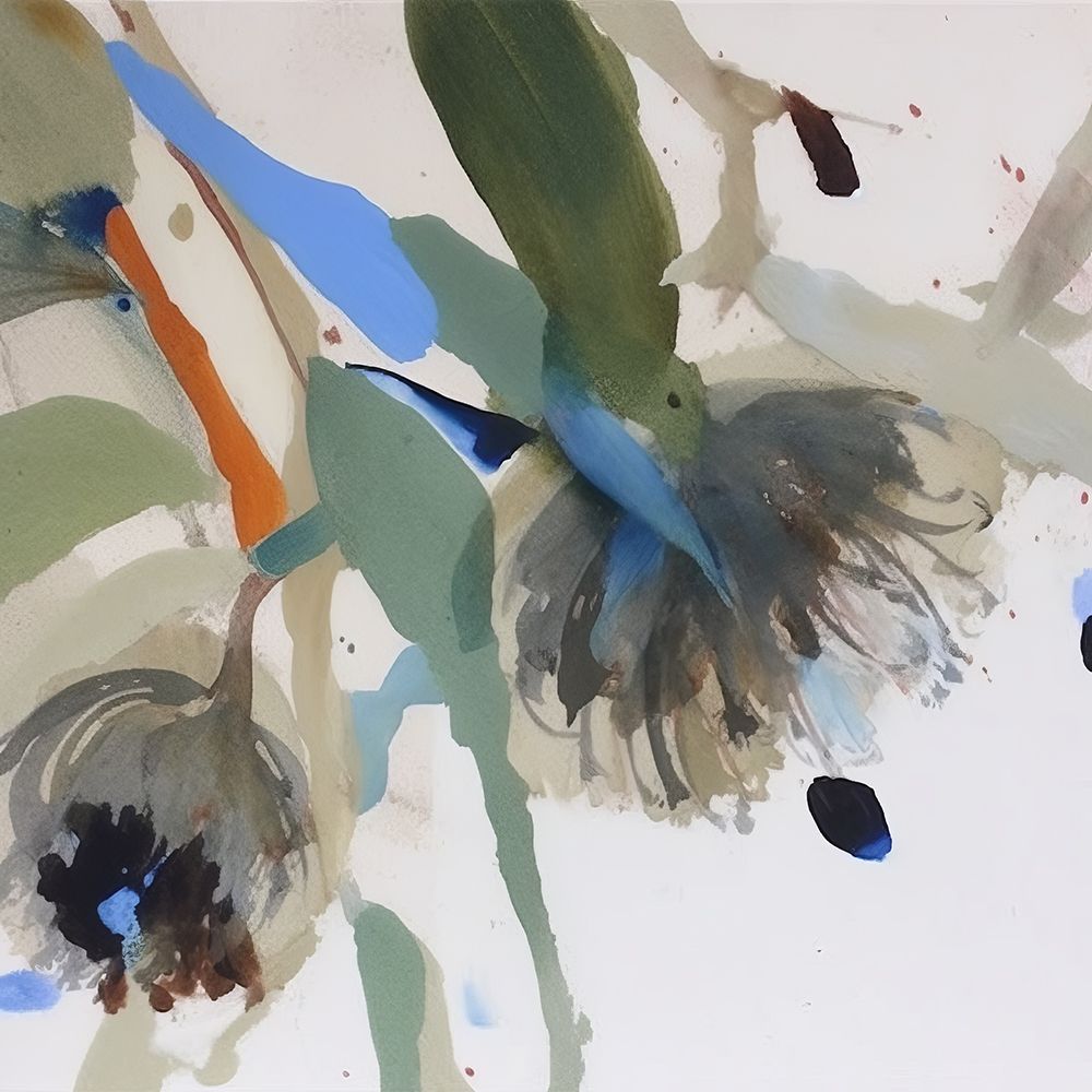 Blue Nectar II art print by Urban Road for $57.95 CAD