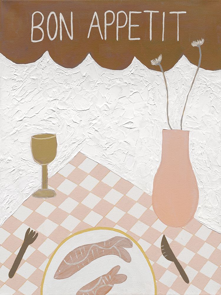 Bon Appetit Brown art print by Britney Turner for $57.95 CAD