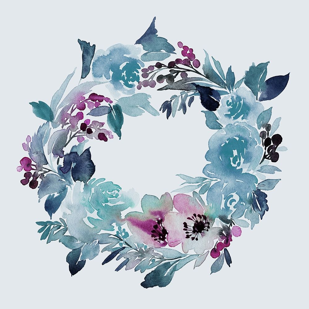 Garland Blue Poster art print by Urban Road for $57.95 CAD