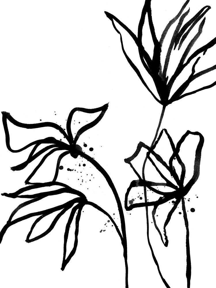 Ink Flowers II Poster art print by Urban Road for $57.95 CAD
