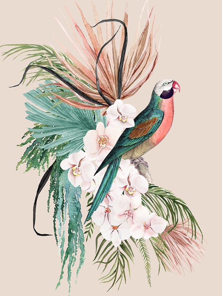 Parrot Oasis Poster art print by Urban Road for $57.95 CAD