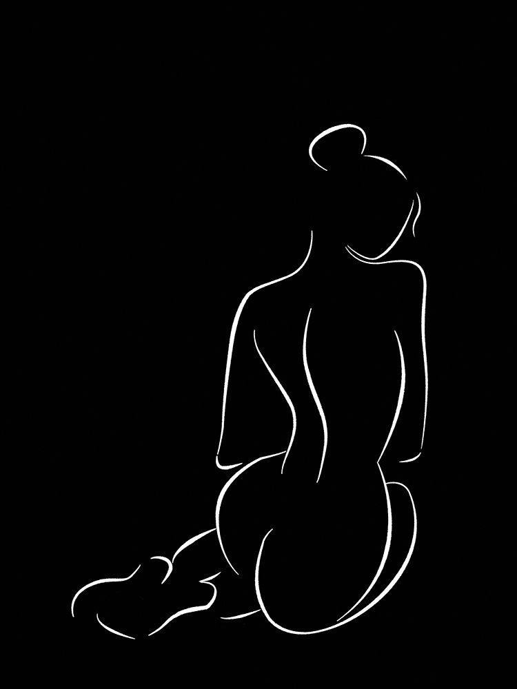 Figure II Black Poster art print by Urban Road for $57.95 CAD