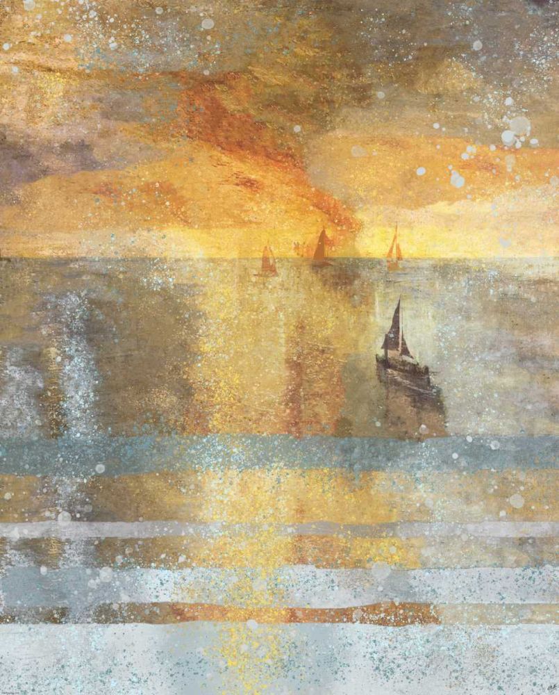 Fire Sunset II art print by Marta Wiley for $57.95 CAD