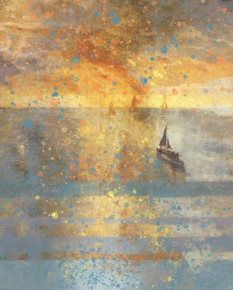 Fire Sunset IIII art print by Marta Wiley for $57.95 CAD