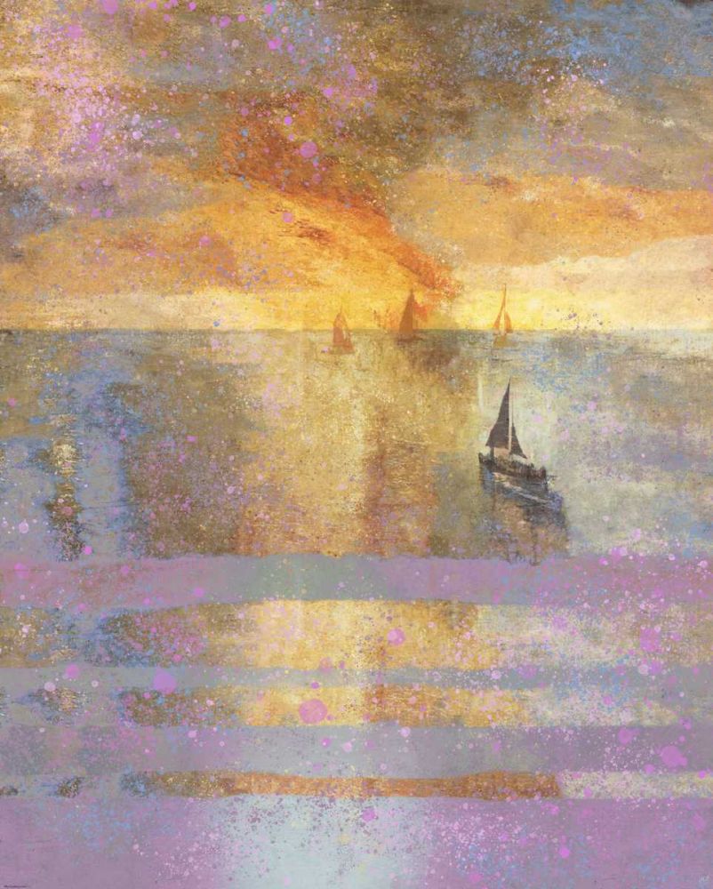 Fire Sunset VII art print by Marta Wiley for $57.95 CAD