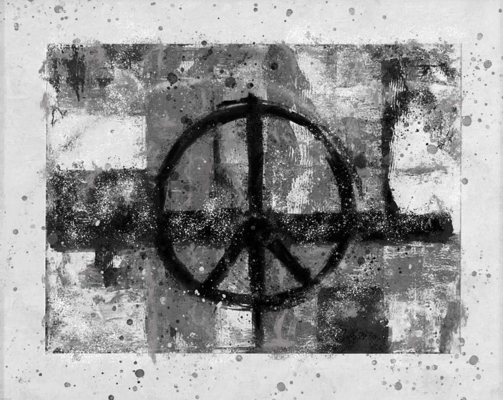 BAndW PEACE art print by Marta Wiley for $57.95 CAD