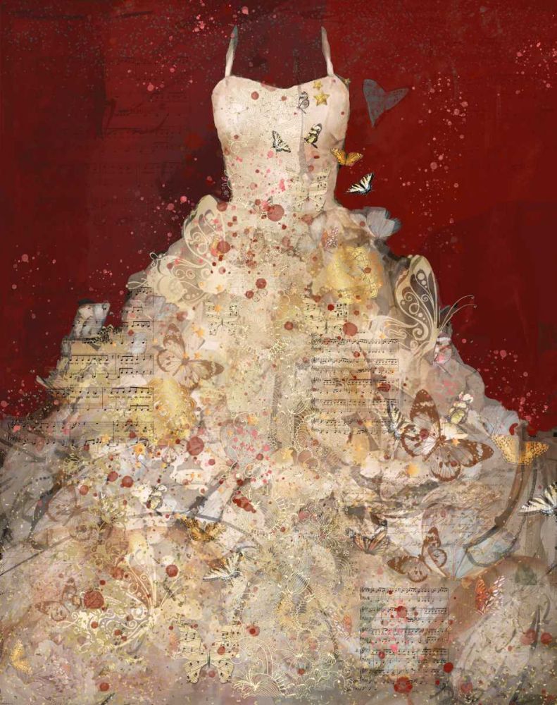 Butterfly Dress IIII art print by Marta Wiley for $57.95 CAD