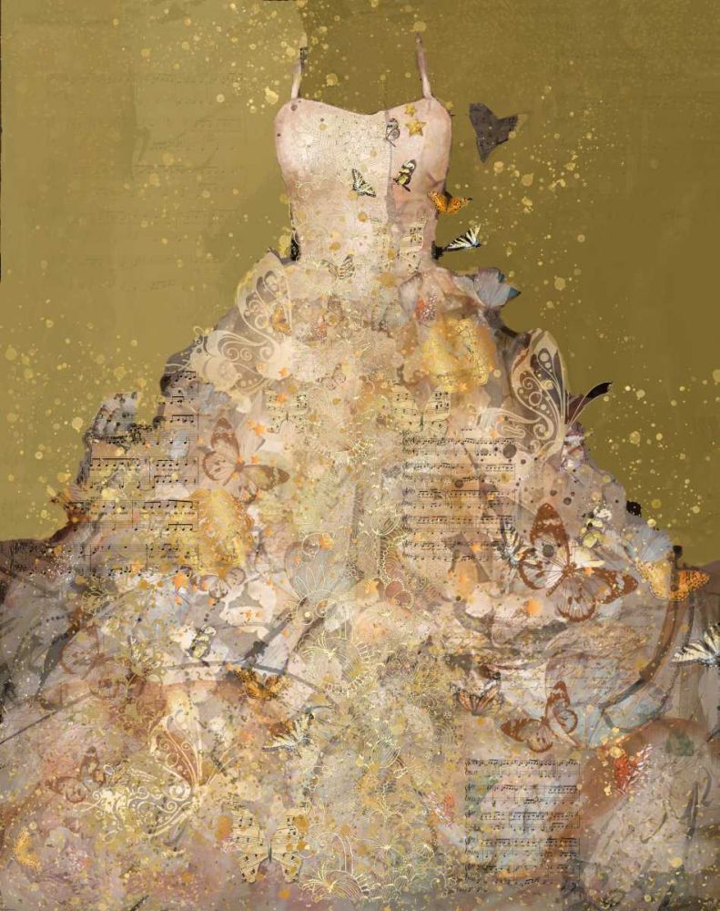 Butterfly Dress VIII art print by Marta Wiley for $57.95 CAD