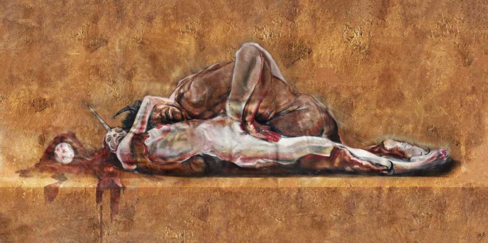 Demon And The Unicorn art print by Marta Wiley for $57.95 CAD