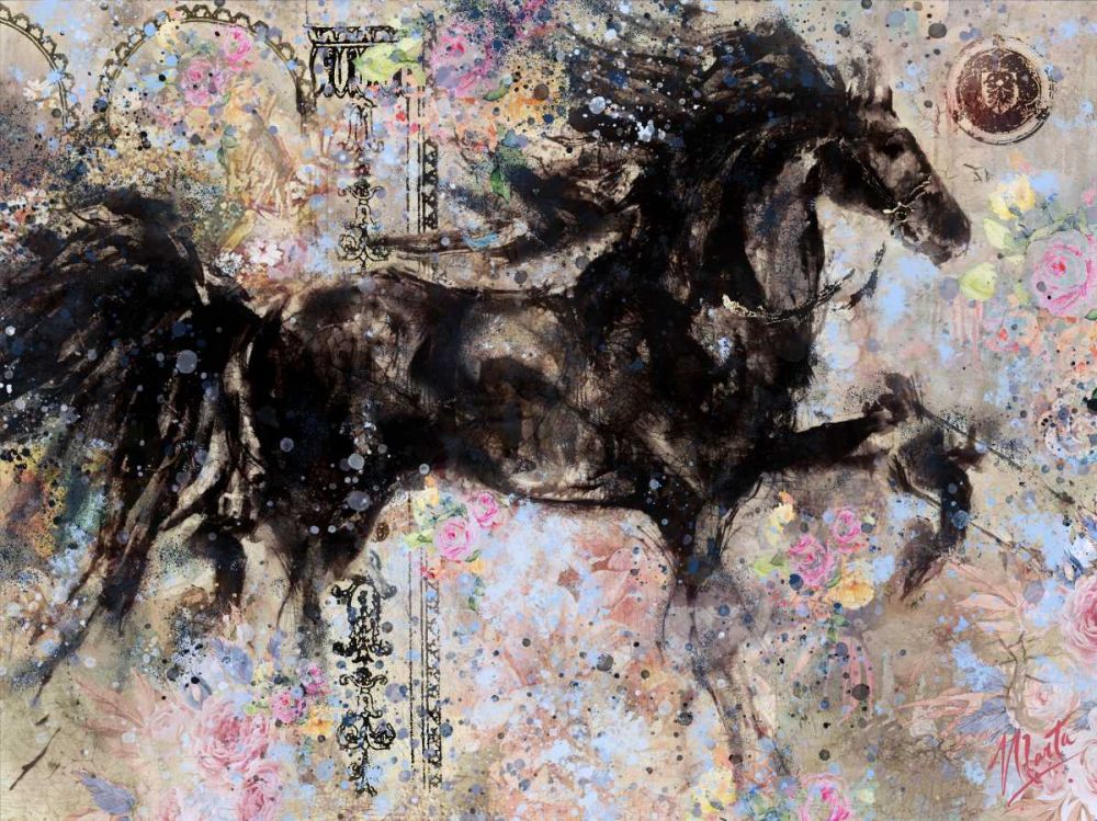 Floral Lepa Zena I art print by Marta Wiley for $57.95 CAD