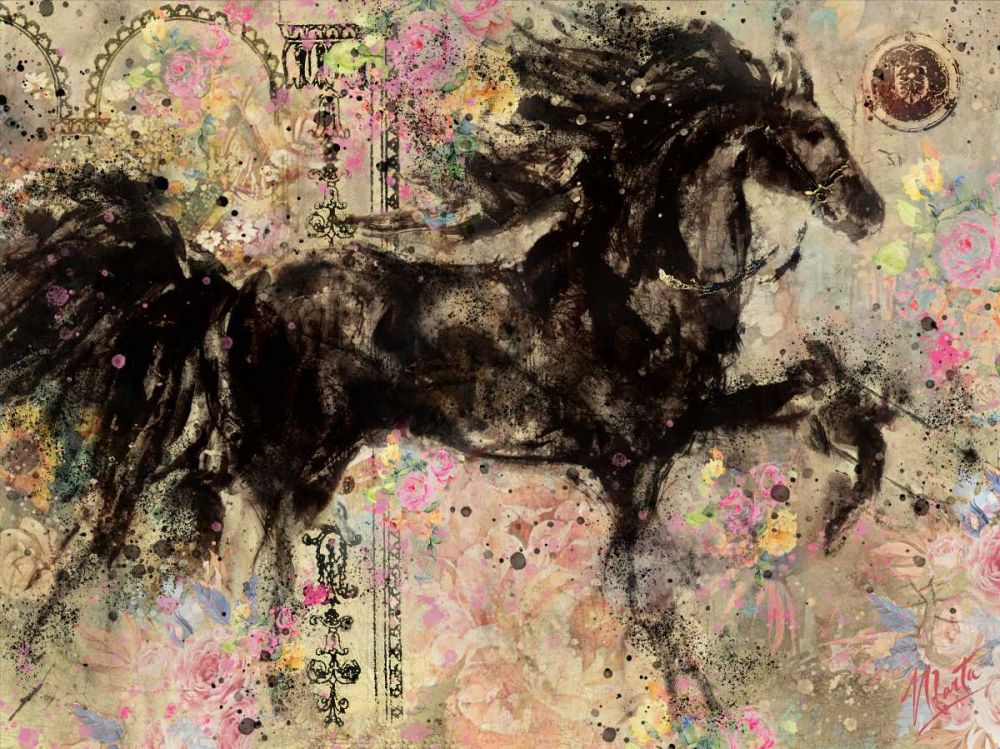 Floral Lepa Zena II art print by Marta Wiley for $57.95 CAD