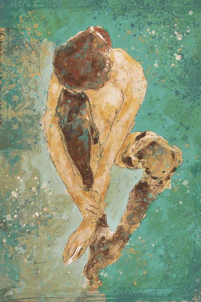 Teal Repose art print by Marta Wiley for $57.95 CAD