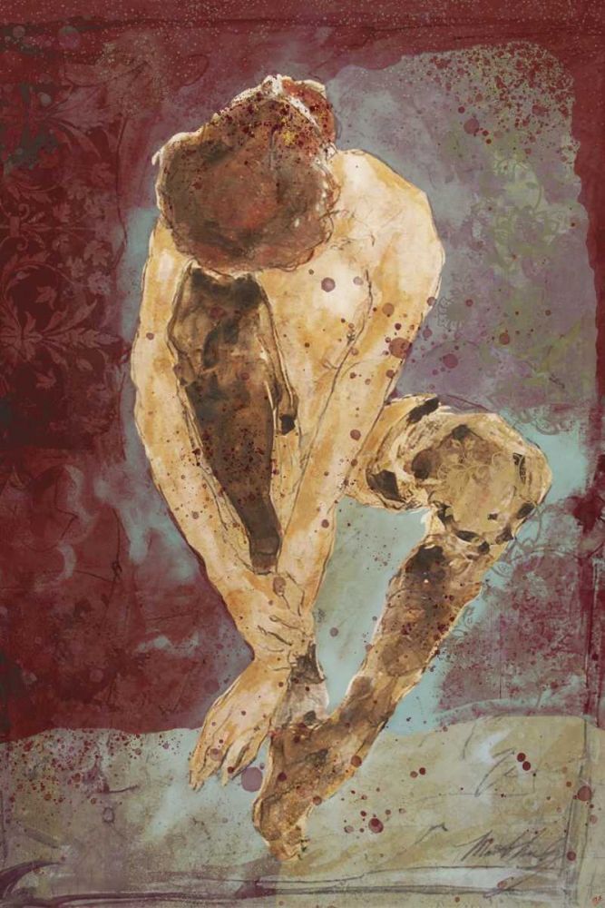 Wine burgundy Repose art print by Marta Wiley for $57.95 CAD