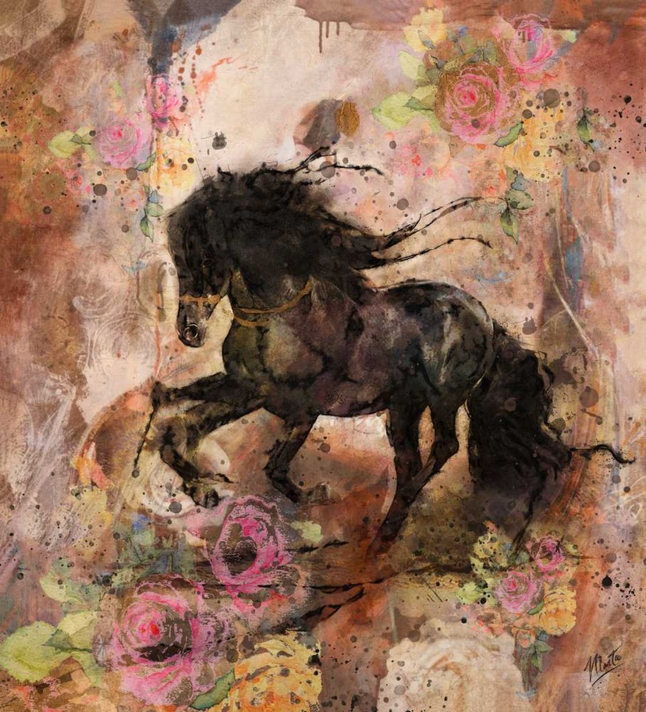 Floral Gallop I art print by Marta Wiley for $57.95 CAD
