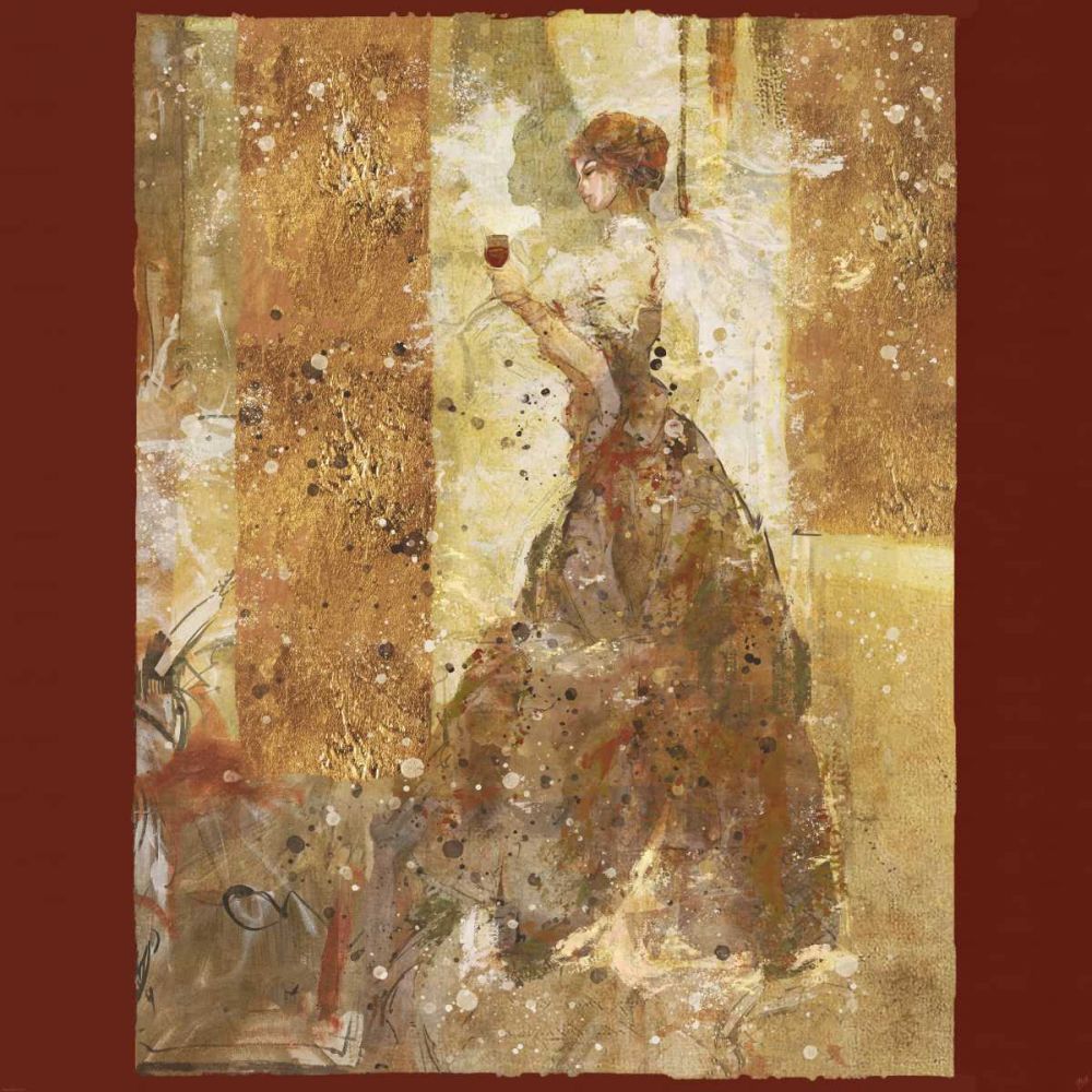 Wine I red art print by Marta Wiley for $57.95 CAD